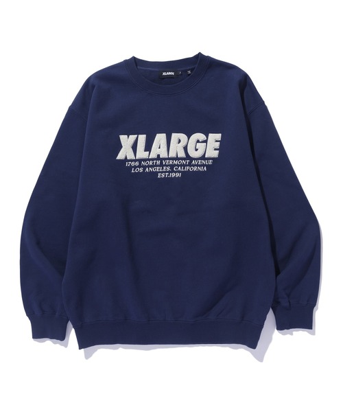 CHENILLE LOGO CREWNECK SWEATSHIRT（スウェット）｜XLARGE
