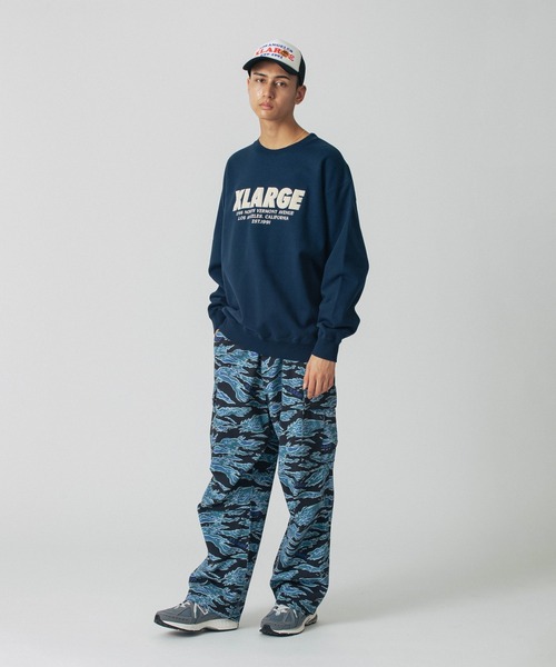 XLARGE(エクストララージ)の「CHENILLE LOGO CREWNECK SWEATSHIRT(スウェット・メンズ・グリーン/ブラック/ネイビー・S/M/XL/L)」の13枚目の写真