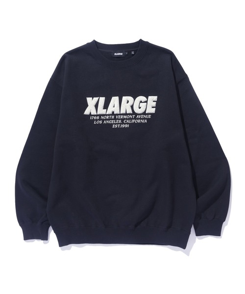 XLARGE(エクストララージ)の「CHENILLE LOGO CREWNECK SWEATSHIRT(スウェット・メンズ・グリーン/ブラック/ネイビー・S/M/XL/L)」の16枚目の写真