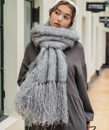 モヘアシャギーニットストール モヘアシャギーニットストール【MAISON SPECIAL/メゾン