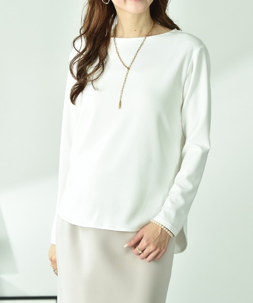 INTERPLANET(インタープラネット)の「【CLOCHE】VネックニットインナーSET(ニット/セーター・レディース・ブラック/グレイッシュベージュ・FREE)」の8枚目の写真