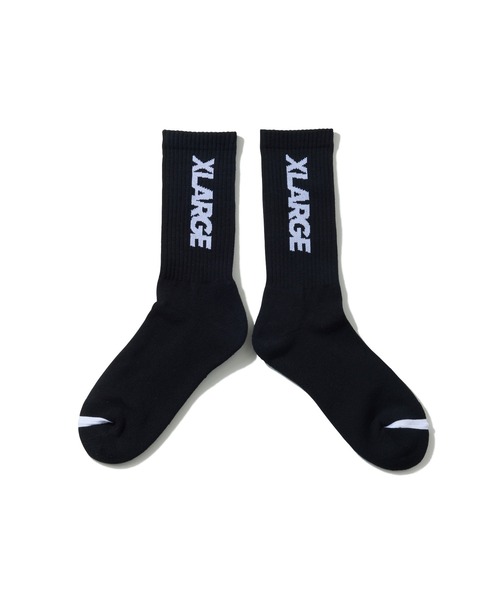 XLARGE(エクストララージ)の「STANDARD LOGO SOCKS(ソックス/靴下・メンズ・ブラック/ホワイト/オレンジ/ネイビー・ONE SIZE)」の7枚目の写真