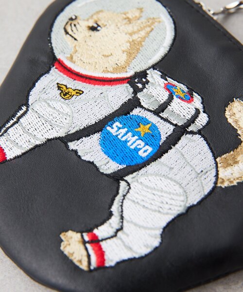 ear PAPILLONNER（イアパピヨネ）の「《本革》sampo×earコラボ スペーストイレザーケース/バッグチャーム（チャーム・レディース・ブラック系その他/ブラック・FREE）」の9枚目の写真