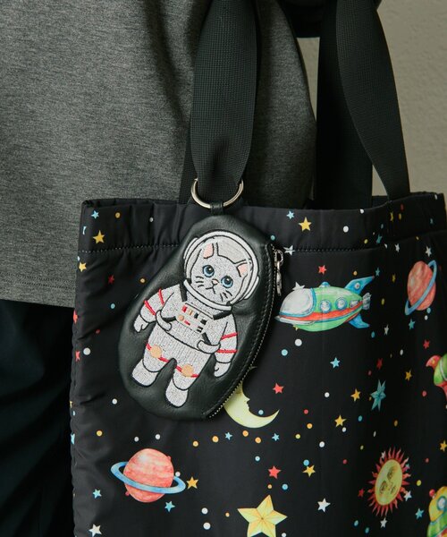 ear PAPILLONNER（イアパピヨネ）の「《本革》sampo×earコラボ スペーストイレザーケース/バッグチャーム（チャーム・レディース・ブラック系その他/ブラック・FREE）」の13枚目の写真