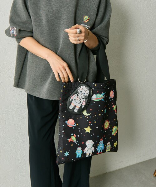 ear PAPILLONNER（イアパピヨネ）の「《本革》sampo×earコラボ スペーストイレザーケース/バッグチャーム（チャーム・レディース・ブラック系その他/ブラック・FREE）」の12枚目の写真