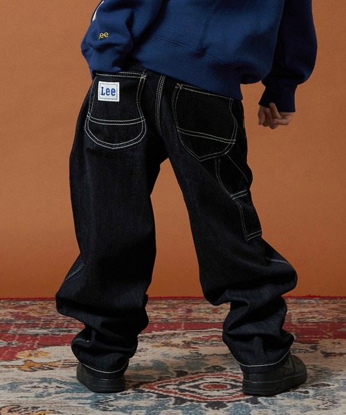 Lee(リー)の「Lee/リー【110-160cm】キッズ 本格ペインターパンツ(デニムパンツ・キッズ・ブルー/インディゴブルー/ストライプ・150/160/120/130/140/110)」の6枚目の写真
