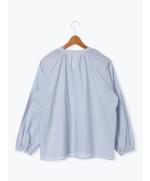 Lugnoncure（ルノンキュール）の「アソートスキッパーブラウス（シャツ/ブラウス・レディース・オフホワイト/ブルー/チャコールグレー/ベージュ・F）」の19枚目の写真