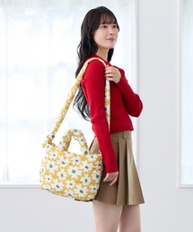 ルートート / 限定 トートバッグ 2way ショルダーバッグ 軽量 ダウン 花柄 斜め掛け FE.デリ.フラワーRTG-A
