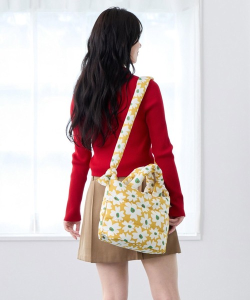 ROOTOTE(ルートート)の「ルートート / 限定 トートバッグ 2way ショルダーバッグ 軽量 ダウン 花柄 斜め掛け FE.デリ.フラワーRTG-A(ショルダーバッグ・レディース・グリーン/イエロー・FREE)」の15枚目の写真