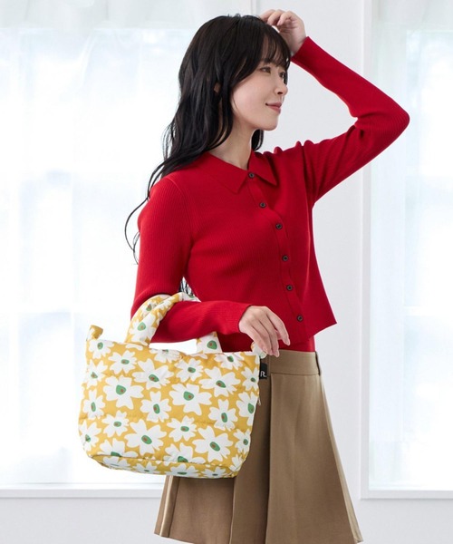 ROOTOTE(ルートート)の「ルートート / 限定 トートバッグ 2way ショルダーバッグ 軽量 ダウン 花柄 斜め掛け FE.デリ.フラワーRTG-A(ショルダーバッグ・レディース・グリーン/イエロー・FREE)」の18枚目の写真