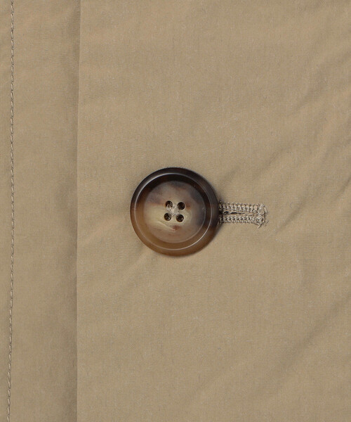 美品！DANTON　ナイロンタフタフードコート　サイズ36　M　ベージュ DANTON | ナイロンタフタ 中綿フードコート WOMEN