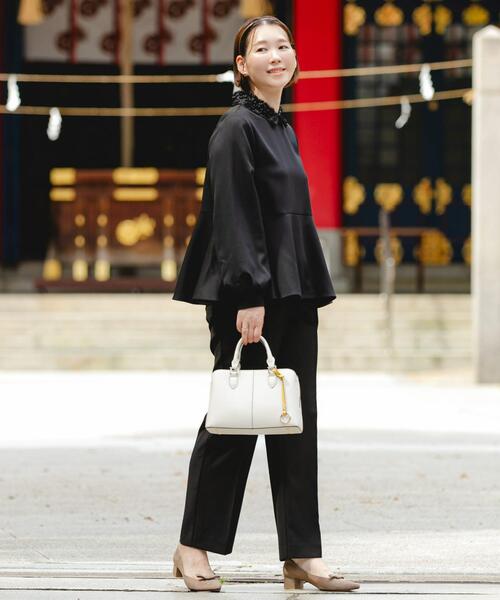 セール】F by ROSSO レースカラーペプラムブラウス（シャツ/ブラウス