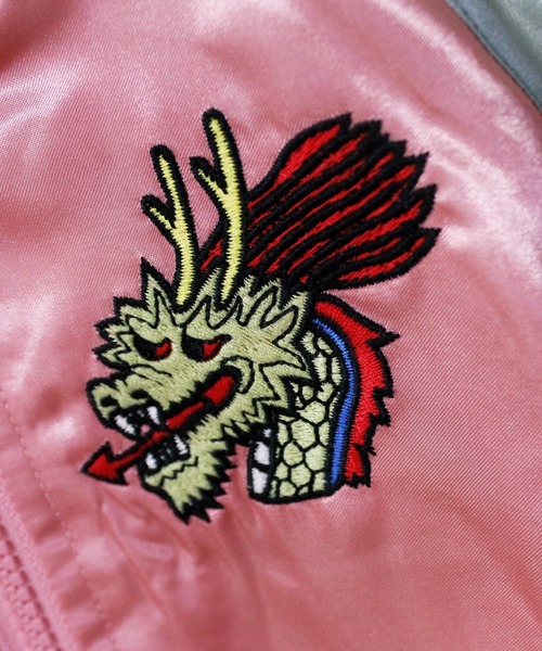 MARKEY'S(マーキーズ)の「スカジャン(スカジャン・キッズ・ピンク/ネイビー・100/140/130/120/110/90/150)」の10枚目の写真