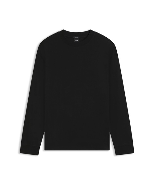 BOSS(ボス)の「リラックスフィット ロングスリーブTシャツ シルケットコットン(Tシャツ/カットソー・メンズ・ブラック/ホワイト・M/XXL/L/S/XL/XXXL)」の10枚目の写真
