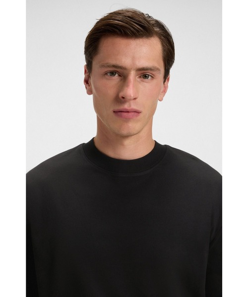 BOSS(ボス)の「リラックスフィット ロングスリーブTシャツ シルケットコットン(Tシャツ/カットソー・メンズ・ブラック/ホワイト・M/XXL/L/S/XL/XXXL)」の7枚目の写真