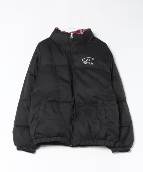 90s GAME DAY LOGO7NFL INDコルツ中綿ジャケットブルゾン セール】裏チェック柄中綿スタンドブルゾン（ダウンジャケット/コート