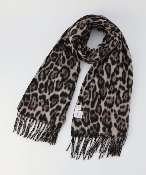 MICO COULIER（ミコクリエ）の「レオパードプリントストール（ストール/ショール・レディース・ブラウン系その他/ベージュ系その他・FREE）」の12枚目の写真