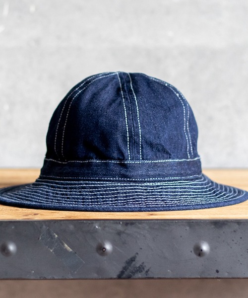 8(eight)(エイト)の「デニムファティーグハット(ハット・メンズ・インディゴブルー・7 1/4)」の6枚目の写真