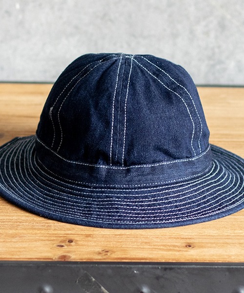 8(eight)(エイト)の「デニムファティーグハット(ハット・メンズ・インディゴブルー・7 1/4)」の7枚目の写真