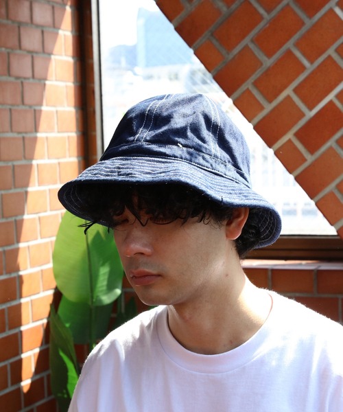 8(eight)(エイト)の「デニムファティーグハット(ハット・メンズ・インディゴブルー・7 1/4)」の9枚目の写真