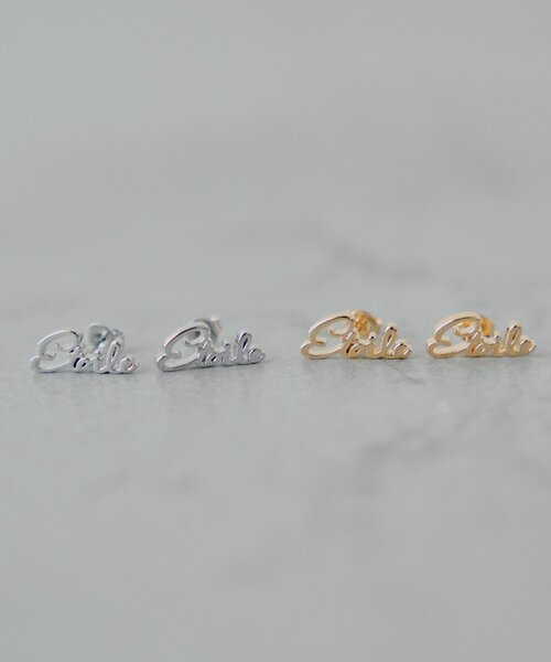 ロゴモチーフピアス（ピアス（両耳用））｜Chico（チコ）の