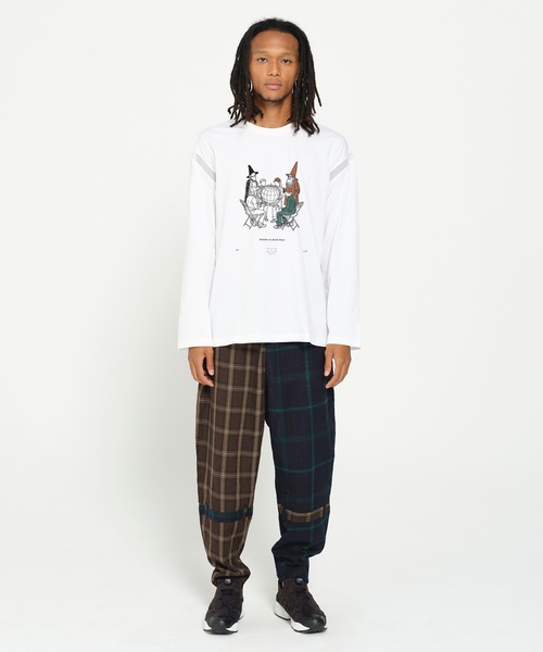 STOF(ストフ)の「WORLD ORDER SAMUE L/S T-SHIRT(Tシャツ/カットソー・メンズ・ブラック/ホワイト・S/M)」の3枚目の写真