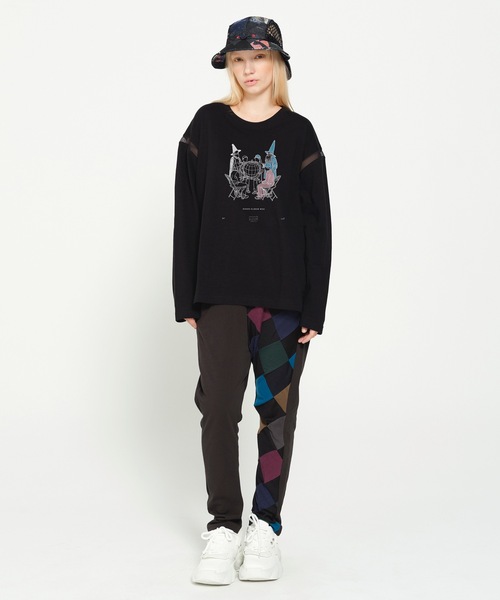 STOF(ストフ)の「WORLD ORDER SAMUE L/S T-SHIRT(Tシャツ/カットソー・メンズ・ブラック/ホワイト・S/M)」の5枚目の写真