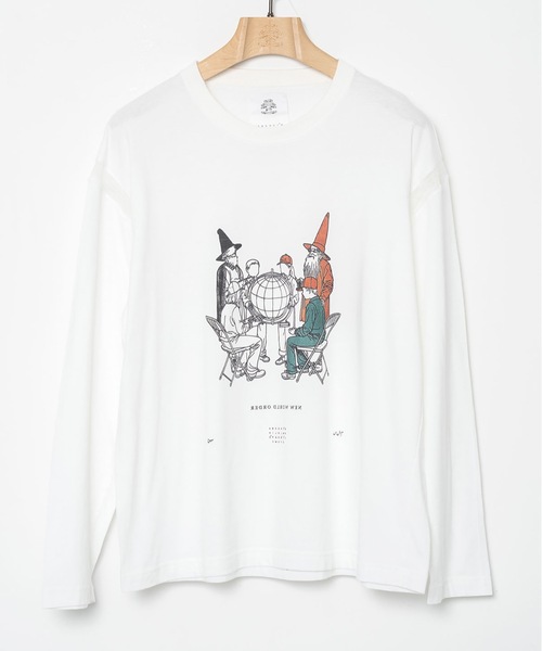 STOF(ストフ)の「WORLD ORDER SAMUE L/S T-SHIRT(Tシャツ/カットソー・メンズ・ブラック/ホワイト・S/M)」の7枚目の写真