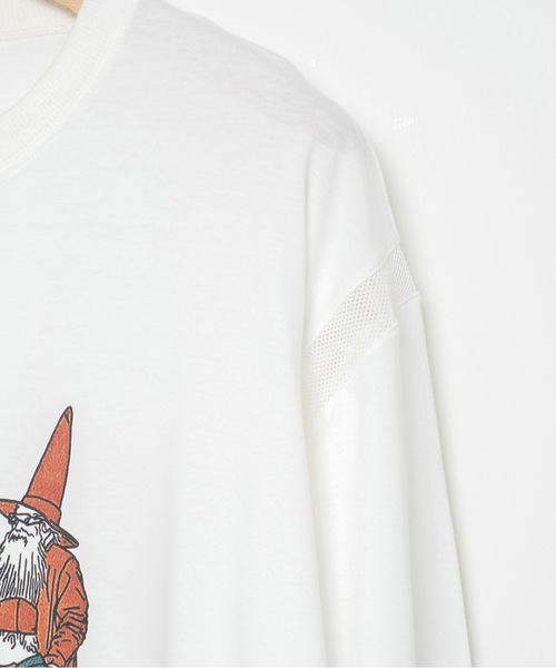STOF(ストフ)の「WORLD ORDER SAMUE L/S T-SHIRT(Tシャツ/カットソー・メンズ・ブラック/ホワイト・S/M)」の9枚目の写真