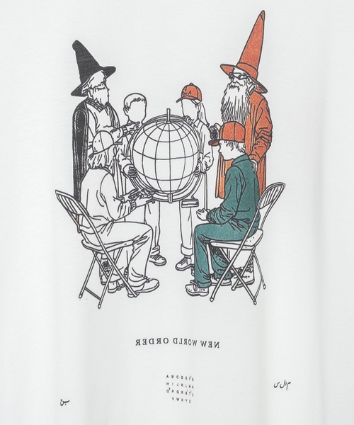 STOF(ストフ)の「WORLD ORDER SAMUE L/S T-SHIRT(Tシャツ/カットソー・メンズ・ブラック/ホワイト・S/M)」の10枚目の写真