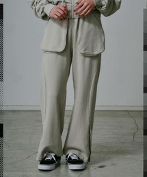 【FACETASM】FLOWING SWEAT PANTS / ベージュ [JOO-PT-U11]