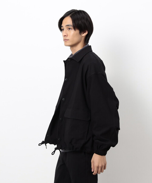 COMME CA ISM(コムサイズム)の「GUM ストレッチ コーチ ジャケット(ブルゾン・メンズ・ブラック/カーキ・LARGE/MEDIUM)」の7枚目の写真