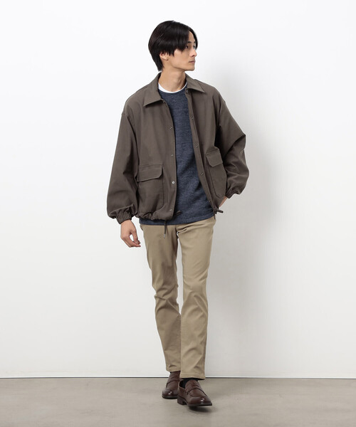 COMME CA ISM(コムサイズム)の「GUM ストレッチ コーチ ジャケット(ブルゾン・メンズ・ブラック/カーキ・LARGE/MEDIUM)」の10枚目の写真