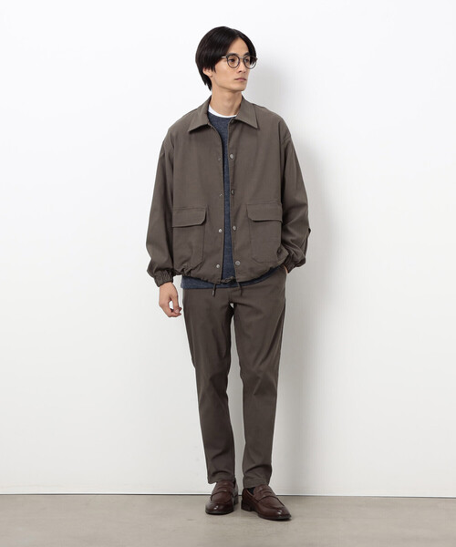 COMME CA ISM(コムサイズム)の「GUM ストレッチ コーチ ジャケット(ブルゾン・メンズ・ブラック/カーキ・LARGE/MEDIUM)」の11枚目の写真