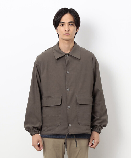 COMME CA ISM(コムサイズム)の「GUM ストレッチ コーチ ジャケット(ブルゾン・メンズ・ブラック/カーキ・LARGE/MEDIUM)」の16枚目の写真