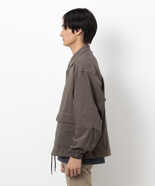 COMME CA ISM(コムサイズム)の「GUM ストレッチ コーチ ジャケット(ブルゾン・メンズ・ブラック/カーキ・LARGE/MEDIUM)」の17枚目の写真
