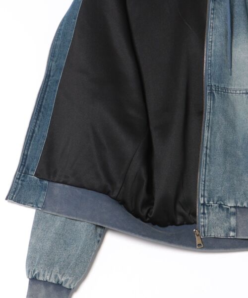 ８(eight)（エイト）の「ダックZIP UPパーカー（ブルゾン・メンズ・チャコール/ブルー系その他/キャメル/ブラック系その他・MEDIUM/LARGE）」の6枚目の写真