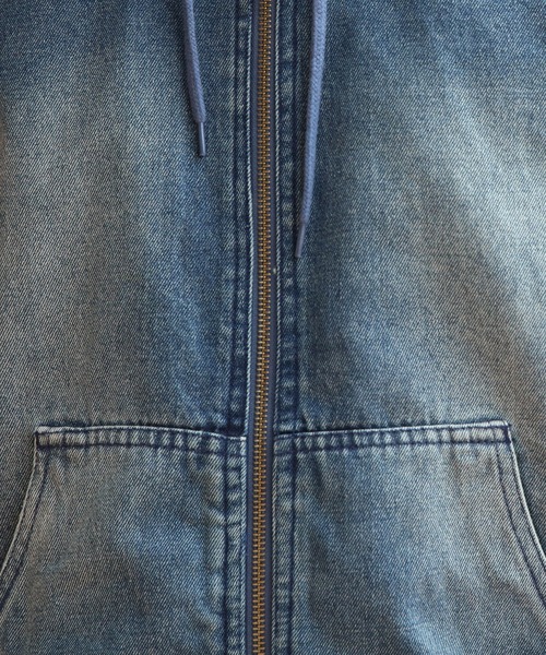 ８(eight)（エイト）の「ダックZIP UPパーカー（ブルゾン・メンズ・チャコール/ブルー系その他/キャメル/ブラック系その他・MEDIUM/LARGE）」の8枚目の写真