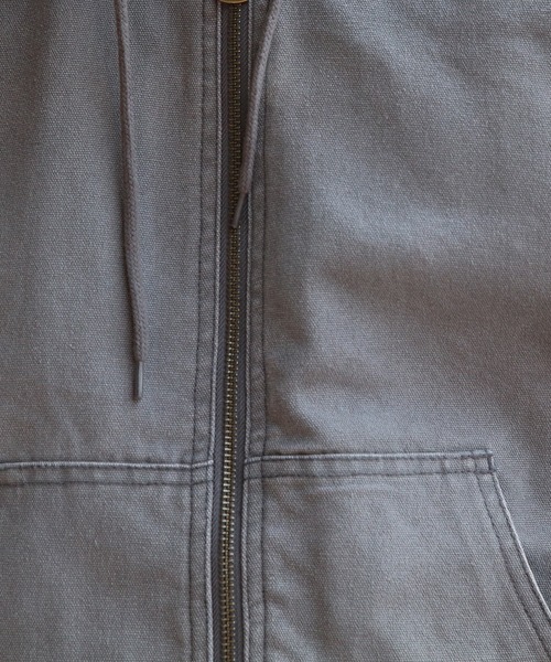 ８(eight)（エイト）の「ダックZIP UPパーカー（ブルゾン・メンズ・チャコール/ブルー系その他/キャメル/ブラック系その他・MEDIUM/LARGE）」の7枚目の写真