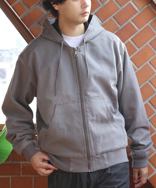 ８(eight)（エイト）の「ダックZIP UPパーカー（ブルゾン・メンズ・チャコール/ブルー系その他/キャメル/ブラック系その他・MEDIUM/LARGE）」の17枚目の写真