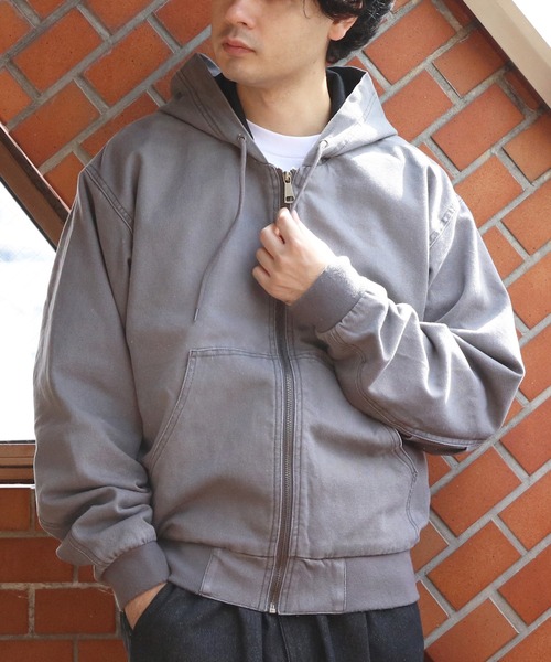 ８(eight)（エイト）の「ダックZIP UPパーカー（ブルゾン・メンズ・チャコール/ブルー系その他/キャメル/ブラック系その他・MEDIUM/LARGE）」の18枚目の写真