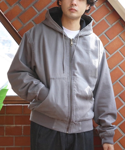 ８(eight)（エイト）の「ダックZIP UPパーカー（ブルゾン・メンズ・チャコール/ブルー系その他/キャメル/ブラック系その他・MEDIUM/LARGE）」の19枚目の写真