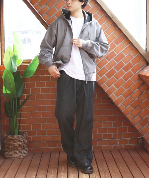 ８(eight)（エイト）の「ダックZIP UPパーカー（ブルゾン・メンズ・チャコール/ブルー系その他/キャメル/ブラック系その他・MEDIUM/LARGE）」の22枚目の写真