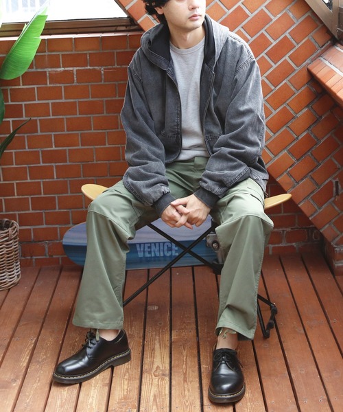 ８(eight)（エイト）の「ダックZIP UPパーカー（ブルゾン・メンズ・チャコール/ブルー系その他/キャメル/ブラック系その他・MEDIUM/LARGE）」の12枚目の写真