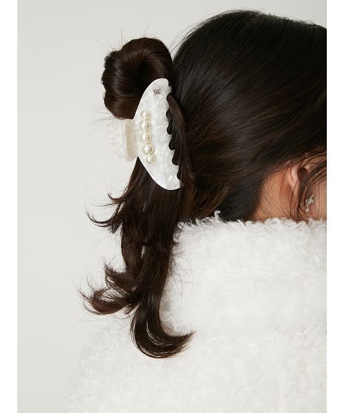 セール】パールヘアクリップ（バレッタ/ヘアクリップ）｜FRAY I.D
