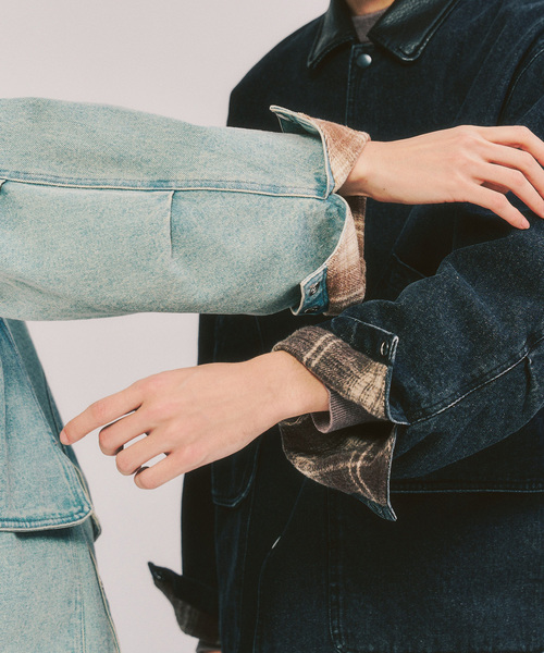 417 EDIFICE（フォーワンセブンエディフィス）の「ツイル ハンティングジャケット（その他アウター・メンズ・ブラック/ネイビー・MEDIUM/LARGE）」の5枚目の写真