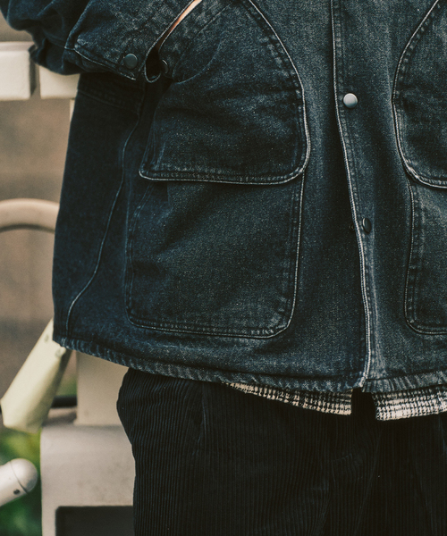 417 EDIFICE（フォーワンセブンエディフィス）の「ツイル ハンティングジャケット（その他アウター・メンズ・ブラック/ネイビー・MEDIUM/LARGE）」の18枚目の写真