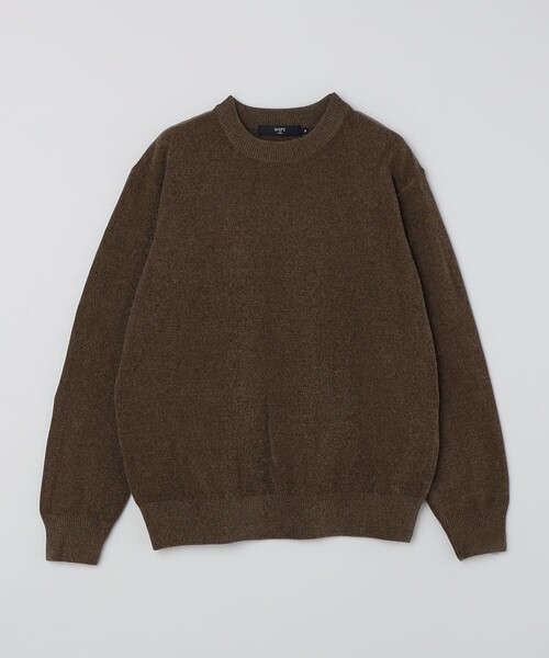 SHIPS Colors（シップス カラーズ）の「SHIPS Colors:〈洗濯機可能〉ハイゲージ モール ニット（ニット/セーター・メンズ・ネイビー/ブラウン/ナチュラル・MEDIUM/LARGE/X-LARGE）」の5枚目の写真