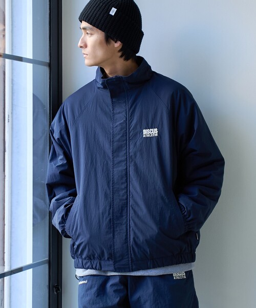 DISCUS(ディスカス)の「DISCUS(ディスカス)別注裏フリースブルゾン(ブルゾン・メンズ・ネイビー/ダークグレー/オフホワイト・M/S/XL/L)」の3枚目の写真