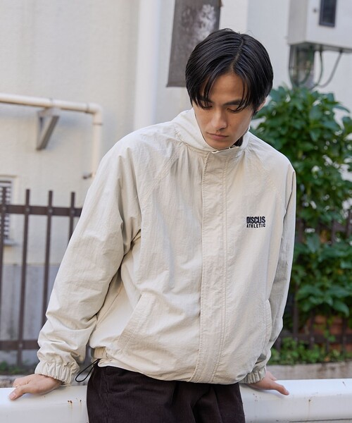 DISCUS(ディスカス)の「DISCUS(ディスカス)別注裏フリースブルゾン(ブルゾン・メンズ・ネイビー/ダークグレー/オフホワイト・M/S/XL/L)」の4枚目の写真